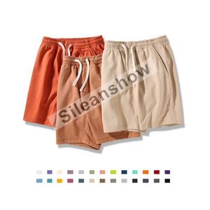 Pantalones Cortos Casuales de Verano para Hombre, Nueva Tendencia, Personalizados, Transpirables, de Poliéster/Algodón, Estampados, de Malla Elástica, Cintura Media - Product Image 2