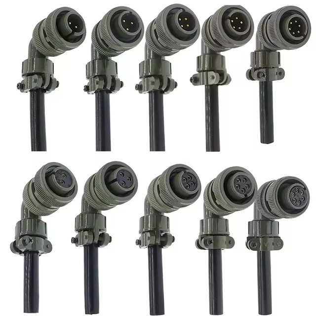 Military Specification Circular Connector Set MS3102A 14S-2 14S-5 14S-6 MIL-C 5015 Plug And Socket MS3108