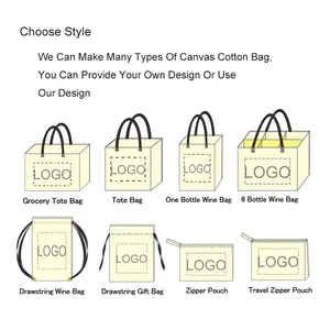 कस्टम लोगो आकार मुद्रित पर्यावरण अनुकूल पुन: प्रयोज्य कार्बनिक कैनवास टोट बैग किराना कपास शॉपिंग बैग