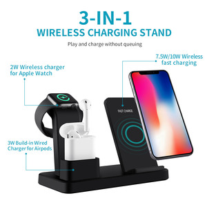 Chargeur sans fil pour téléphone mobile vivo, charge par <span class=keywords><strong>induction</strong></span> 3 en 1, entrée 12 V - Product Image 2