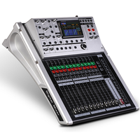 Console de mixage numérique avec écran tactile, carte son intégrée, 32 canaux, console de mixage numérique professionnelle, système de sonorisation extérieur