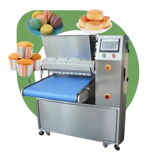 Elektrische Industriële Mini Koekjes Machine Biscuit Cup Gebak Beslag Vulling Depositor Cake Vulmachine