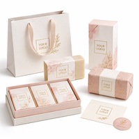 Étiquettes en papier kraft écologiques personnalisées en gros, enveloppes compostables pour savon avec logo pour marques