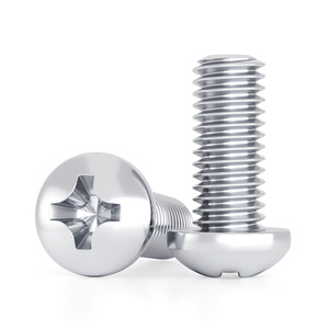 Tornillos Phillips de Cabeza Plana Galvanizados M3 M4 M5 M6, Tornillos de Máquina Redondos de Acero - Product Image 3