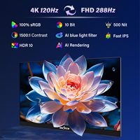 Monitor Portabel 27 Inci 4K UHD 120Hz Dual Mode IPS Gaming Display HDR 500 Nits dengan Penyangga untuk Laptop Windows