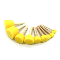 Enfants BRICOLAGE peinture tool set 5pcs mousse peinture brush set ronde timbre croquis dessin outils