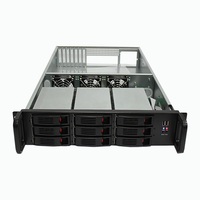 Boîtier de serveur 2U à montage en rack, 9 baies HDD échangeables à chaud, compatible carte mère EATX, prix usine