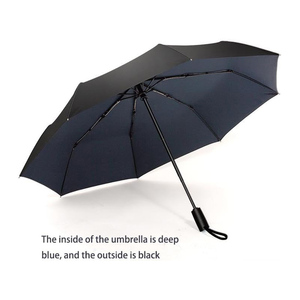 Parapluie de golf personnalisé en fibre intégrale, semi-automatique, à tige droite, grand format, idéal pour cadeaux d'affaires et publicité, vente en gros - Product Image 3