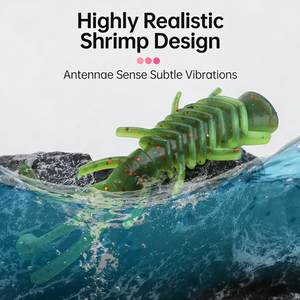 Leurre souple crevette en gros 6,3 cm <span class=keywords><strong>2</strong></span>,1 g, leurre souple crevette submergée, faux leurre biomimétique crevette, ver souple - Product Image 2