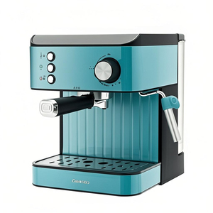 เครื่องชงกาแฟเอสเพรสโซกึ่งอัตโนมัติแบบอลูมิเนียมไฟฟ้าที่ทันสมัยระบบการชงน้ำร้อนใช้ในครัวเรือนโรงแรม RV - Product Image 1