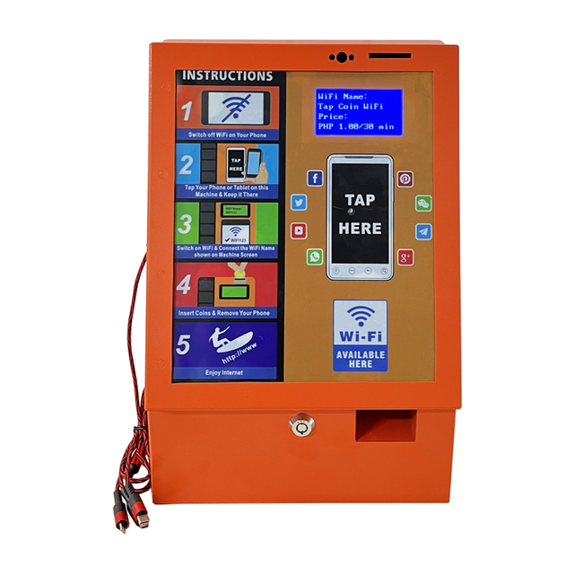 2025 Top Selling Products Small WiFi Hotspot Automatic Coin Operated for Sale Vending Machine