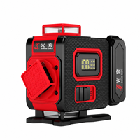 Niveau laser GuangChen 360° multi-lignes vert auto-nivelant pour le travail de pose de carrelage mural et de sol