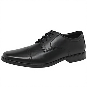 Men Casual Walking <b>Shoes</b> Genuine Leather Lace Up Round Toe Lightweight Comfort <b>Sneakers</b> for Daily Wear - Product Image 3