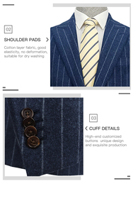 <span class=keywords><strong>Costume</strong></span> formel élégant pour hommes Costumes pour hommes au bureau Meilleure qualité pour hommes faits à la main Prix pour hommes Lavable Pas cher 2 pièces - Product Image 3