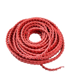 Courroie à maillons réglable A13/B17 de type <span class=keywords><strong>CZM</strong></span>, couleur rouge, pour bateau de pêche, avec écrou en V, courroie de liaison PU, courroie de ventilateur, courroies transporteuses - Product Image 1