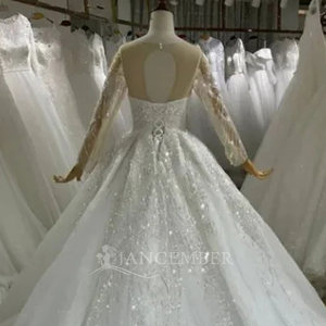 Vintage Lace Applique Plus Size <b>Wedding</b> Dress Ball Gown <b>Wedding</b> Dress Lsbh26 - Product Image 5