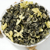 100% Natürlicher Jasmin-Schneckenblüten-Grüntee Hochwertiger Jasmin-Duft-Grüntee Lose Blätter Jasmin-Grüntee