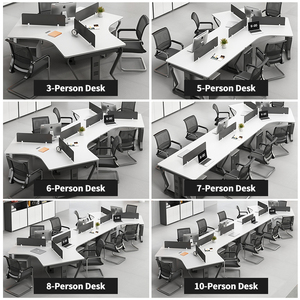 Bureau Bureau Bureau Personnel Bureau Simple Moderne Écran Station Casier Partition Employé Bureau D'ordinateur - Product Image 2