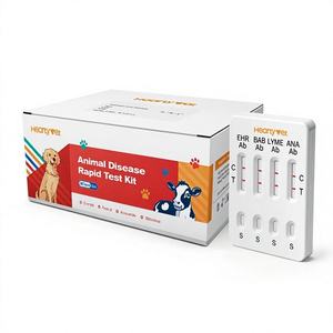 Test 4 en 1 intégré pour l'identification des parasites sanguins EHR BAB LYME ANA Ab – Dépistage multi-infections des maladies transmises par les tiques pour cliniques - Product Image 1