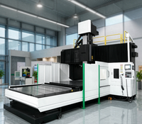 Centre d'usinage CNC à portique GMF4028R avec broche carrée, machine de découpe de métal à haute rigidité