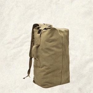 <span class=keywords><strong>Kiang</strong></span> OEM Canvas Roll-Top Vintage Mode-Rucksack, Groß, Casual, 25-35L, Wasserdicht, Diebstahlsicher, Sport, Wandern, Gewölbte Schulterriemen - Product Image 2