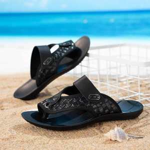 Sandales d'été décontractées pour hommes, respirantes, à enfiler, à semelle souple, grande taille, à bout ouvert, pour la plage - Product Image 3