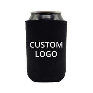 Custom Neoprene Beer Can <b>Coolers</b> Portable Collapsible Drink Sleeves Custom Color Silk Screen Printed Fashion Style Bulk - Product Image 1