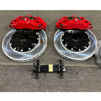 Kits de frenos de coche de actualización de venta de fábrica de carreras Pinza de freno delantera de 4 pistones con 330 mm para