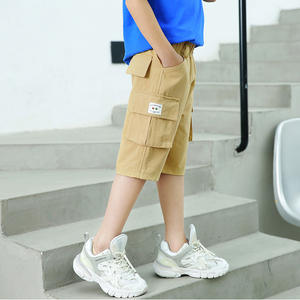 Vêtements pour enfants confortables et élégants, pantalon noir avec poches pour garçons - Product Image 2