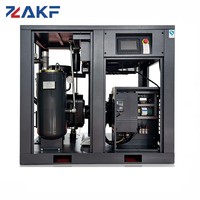 Compresseur d'air à vis PM VSD à deux étages ZAKF 380V50Hz 22kW 30HP 7-13bar 3.2-4.2m³/min, compresseur industriel à économie d'énergie