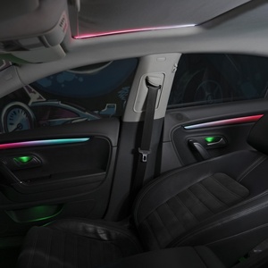 Lumière d'ambiance pour voiture RHD, lampe LED 12 couleurs pour l'espace des pieds avec contrôle de zone indépendant pour le côté conducteur et passager - Product Image 5