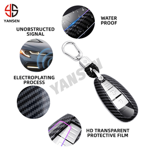 Funda de llave de fibra de carbono ABS para Suzuki, carcasa de llave para Suzuki Swift Grand Vitara SX4 Kizashi Ignis <span class=keywords><strong>Baleno</strong></span> Ertiga Ciaz s-<span class=keywords><strong>cross</strong></span> - Product Image 6