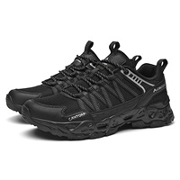 Chaussures de course unisexes pour l'été et le printemps, respirantes, avec semelle intermédiaire amortie, antidérapantes, à semelle extérieure à crampons profonds, pour la randonnée en trail