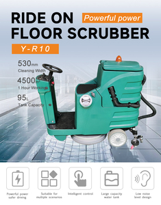 24V Lithium batterie betrieben Neue 90L/95L Boden wäscher Elektrische großflächige Flughafen boden reinigungs geräte - Product Image 3