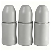 Bouteille isotherme en acier inoxydable de 180 ml avec tétine en silicone, marques graduées, couvercle anti-fuite détachable, écologique pour bébé et tout-petit