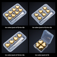 Pierres à whisky réutilisables en acier inoxydable 304 écologiques pour la vente en gros – Glaçons pour whisky, refroidissement de cocktails, outils de bar