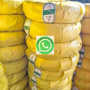 Fil plat galvanisé de calibre 20-22 Fil de reliure trempé à chaud pour la construction Pliage disponible Acier à faible teneur en carbone de différentes tailles - Product Image 3