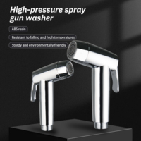Bidet pulvérisateur à main en plastique design moderne Shattaf musulman Matériau ABS autonettoyant Salle de bain et toilette Douche Soins