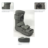 Orthèse de marche orthopédique de haute qualité avec support OEM, semelle compensée en EVA, conception respirante et fermeture auto-agrippante, orthèses médicales