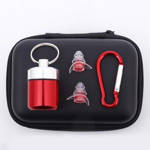 مقابس أذن موسيقى عازلة للصوت عالية الدقة للحد من الضوضاء قابلة لإعادة الاستخدام عازلة للصوت للحفلات الموسيقية سدادة أذن من السيليكون الناعم مع حافظة - Product Image 1