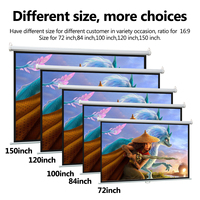 Projecteur LED portable en forme de cylindre HY300 avec Android pour home cinéma - HD compact pour les petits rassemblements et l'utilisation en chambre