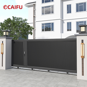 Fabrika Üreticisi Toptan Alaşımlı Elektrikli Sürgülü Kapı Alüminyum <span class=keywords><strong>D</strong></span>ış Mekan Villa Avlusu Kırsal Kendinden Yapılmış Ev İçin - Product Image 2