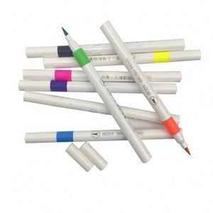 Marcadores de Pintura Corporal Lavables a Base de Agua BV-BPMH15, No Tóxicos, con Punta de Pincel, para Piel, Rostro y Manos, en Múltiples Colores - Product Image 1