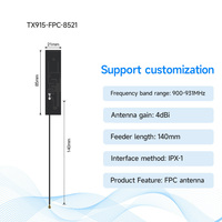 Antenne omnidirectionnelle intégrée Ebyte TX915 Series 868/915MHZ FPC/PCB 2/3/3.5/4dbi, antenne flexible, équipement de réseau sans fil