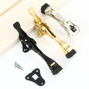 Butée de porte automatique Mingzhi Asia en alliage de zinc, fixation murale réglable avec coussinet en caoutchouc pour le positionnement de la porte - Product Image 3