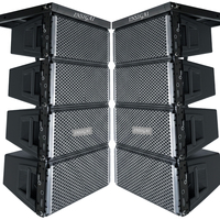 Système de sonorisation professionnel IDL30A avec amplificateur DSP, caisson de basses de 18 pouces, deux enceintes de ligne de 10 pouces, actif