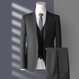<span class=keywords><strong>Traje</strong></span> de Negocios Europeo y Americano para Hombre, <span class=keywords><strong>Traje</strong></span> de 3 Piezas, Chaqueta Cruzada con Botones, Tallas Grandes, Ropa para Hombre - Product Image 4