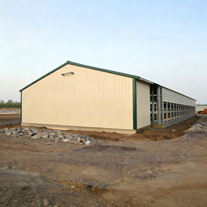 עיצוב מודרני להתאמה אישית מבנה פלדה עמיד סוס לשפוך משק בית מחסה לבעלי חיים מבנה פלדה לשפוך - Product Image 5