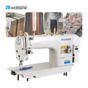 ROSEW GC8700D yüksek hızlı tek iğne lockstitch DİKİŞ MAKİNESİ fiyat otomatik düzeltici ile