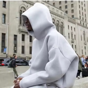 Conjunto Deportivo Personalizado de Sudadera con Capucha y Pantalones de Chándal de Algodón Grueso para Invierno, Transpirable y Funcional para Hombre - Product Image 4